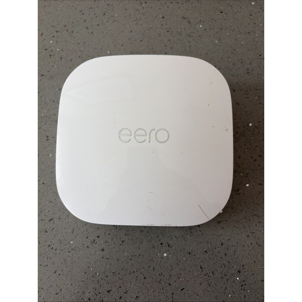 Eero Pro 6E mesh Wi-Fi Router S010001  (NO POWER CABLE) Tested